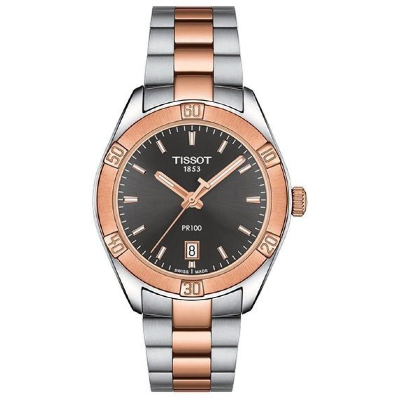 Жіночий годинник Tissot PR100 Sport Chic T101.910.22.061.00