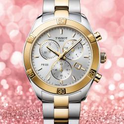 Жіночий годинник Tissot PR100 Sport Chic Chrono T101.917.22.031.00