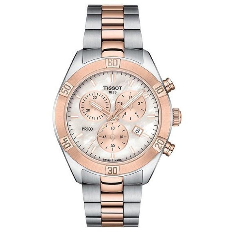 Жіночий годинник Tissot PR100 Sport Chic Chrono T101.917.22.151.00