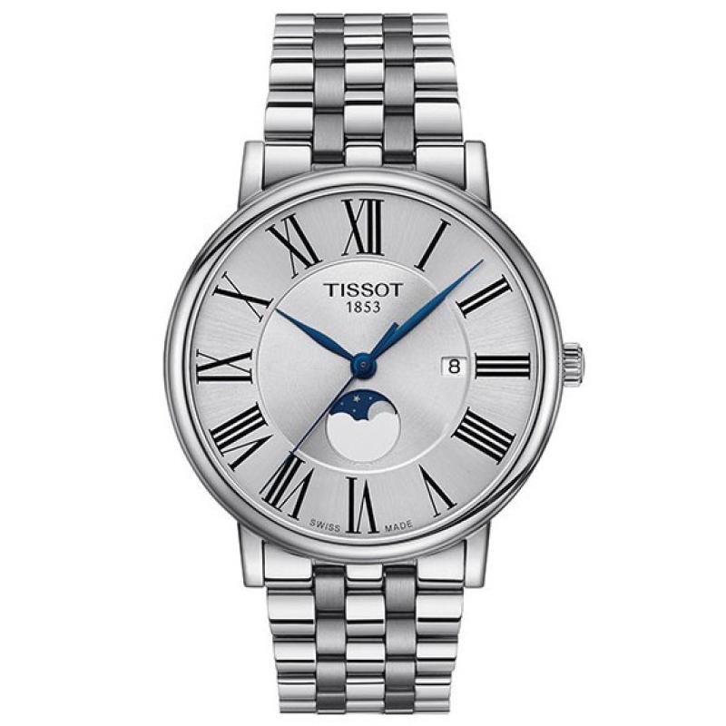 Чоловічий годинник Tissot CARSON Premium Gent Moonphase T122.423.11.033.00