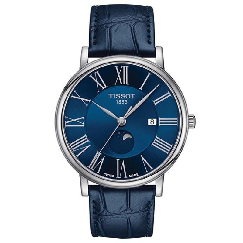 Чоловічий годинник Tissot CARSON Premium Gent Moonphase T122.423.16.043.00