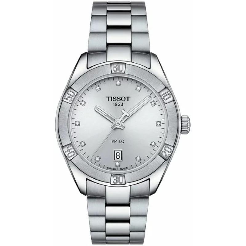 Жіночий годинник Tissot PR100 Sport Chic T101.910.11.036.00