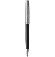 Ручка шариковая Parker SONNET Essentials Metal & Black Lacquer CT BP