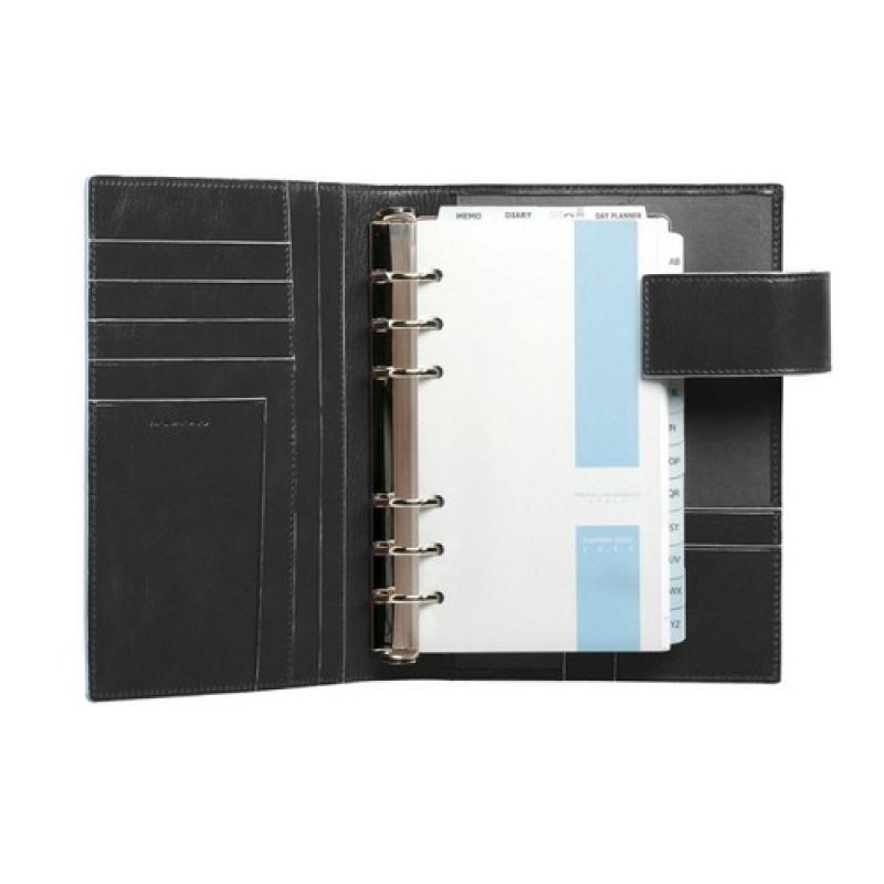 Щоденник-органайзер (маленький) Piquadro BLUE SQUARE (B2) Black AG1077B2_N