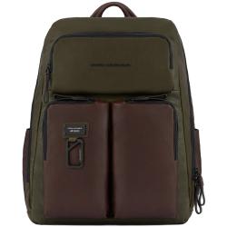 Рюкзак для ноутбука 15″ Piquadro HARPER (AP) Green-Brown CA3349AP_VETM