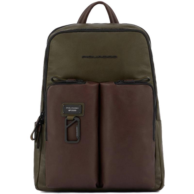 Рюкзак для ноутбука 14 Piquadro HARPER (AP) Green-Brown CA3869AP_VETM