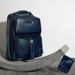 Рюкзак для ноутбука 15″ Piquadro BLUE SQUARE (B2) Navy Blue CA4894B2_BLU2