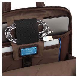 Рюкзак для ноутбука 14″ Piquadro PAAVO (S122) Dark Brown CA6029S122_TM