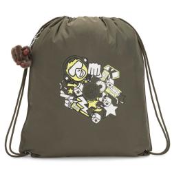 Рюкзак (сумка для взуття) Kipling SUPERTABOO LIGHT Garden Grey Fun (22I)
