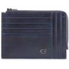 Картхолдер з монетницею Piquadro BLUE SQUARE (B2S) Blue PU1243B2SR_BLU