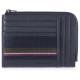 Картхолдер с монетницей Piquadro BLACK SQUARE (B3S) Night Blue PU1243B3SR_BLU3