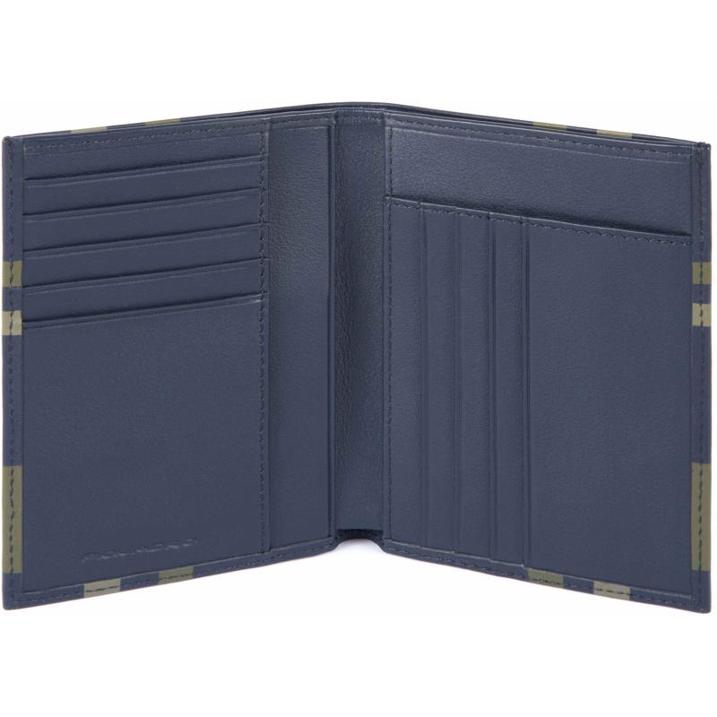 Портмоне Piquadro TAG CheckBlue PU1393TAGR_CHECKBLU