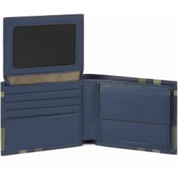 Портмоне Piquadro TAG CheckBlue PU4518TAGR_CHECKBLU
