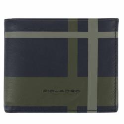 Портмоне Piquadro TAG CheckBlue PU4518TAGR_CHECKBLU