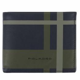 Портмоне Piquadro TAG CheckBlue PU4518TAGR_CHECKBLU