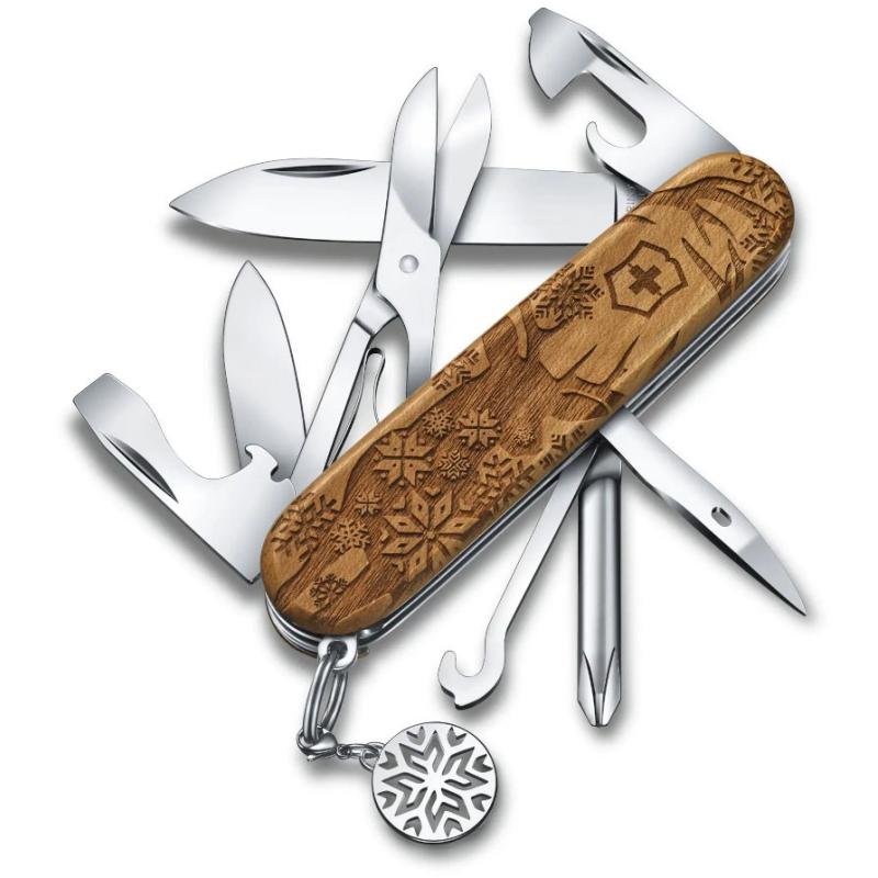 Швейцарський складаний ніж 91мм Victorinox SUPER TINKER Winter Magic SE 1.4701.63E1