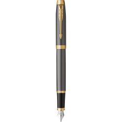 Ручка перова Parker IM Grey Lacquer GT FP F