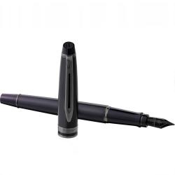 Ручка перьевая Waterman EXPERT Metallic Black Lacquer RT FP F