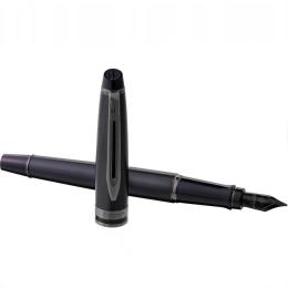 Ручка перова Waterman EXPERT Metallic Black Lacquer RT FP F