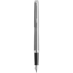 Ручка перьевая Waterman HEMISPHERE Essentials Stainless Steel CT FP F