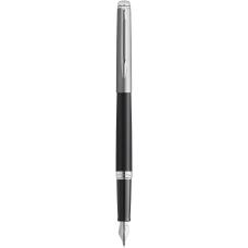 Ручка перова Waterman HEMISPHERE Essentials Metal & Black Lacquer CT FP F