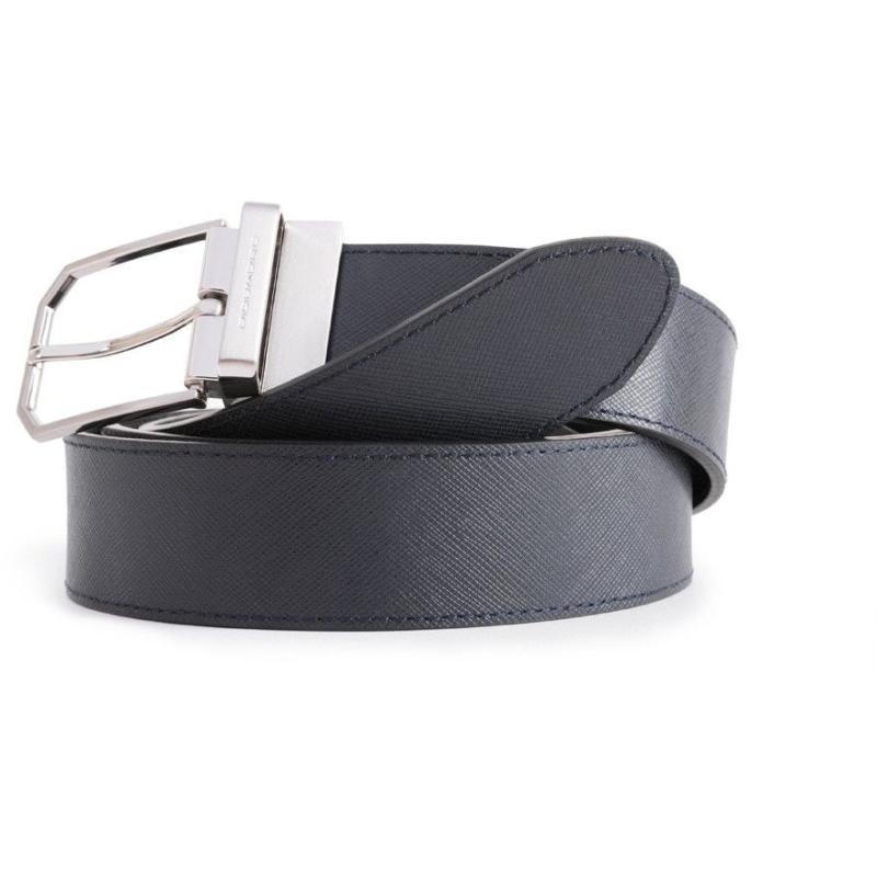 Ремінь двосторонній Piquadro CINTURA Black-Blue CU5262C74_NBLU