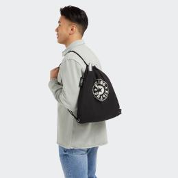 Сумка-рюкзак (складана) Kipling DRAWPACK Black Extra (K47)