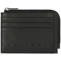 Картхолдер с монетницей Piquadro STEVEN (S118) Black PP4822S118R_N
