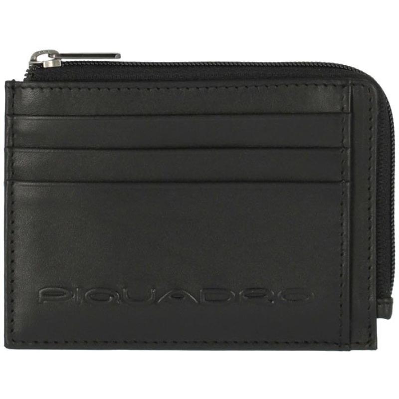 Картхолдер з монетницею Piquadro STEVEN (S118) Black PP4822S118R_N