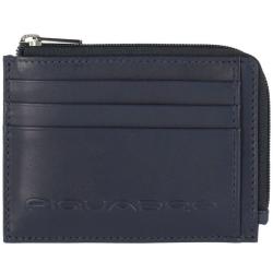 Картхолдер з монетницею Piquadro STEVEN (S118) Blue PP4822S118R_BLU