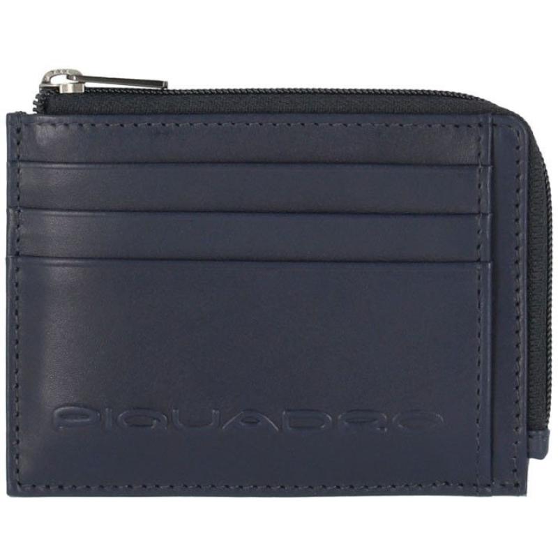 Картхолдер з монетницею Piquadro STEVEN (S118) Blue PP4822S118R_BLU