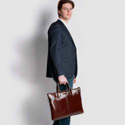Сумка для ноутбука 15.6″ Piquadro BLUE SQUARE (B2) Cognac CA4021B2_MO
