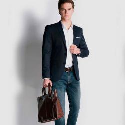 Сумка для ноутбука 15.6″ Piquadro BLUE SQUARE (B2) Cognac CA4021B2_MO