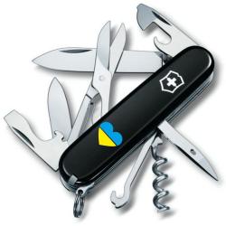 Швейцарський складаний ніж 91мм Victorinox CLIMBER UKRAINE 1.3703.3_T1090u