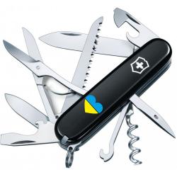 Швейцарський складаний ніж 91мм Victorinox HUNTSMAN UKRAINE 1.3713.3_T1090u