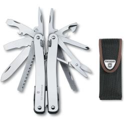 Мультитул Victorinox SWISSTOOL SPIRIT X 3.0224.N + чорний нейлоновий чохол