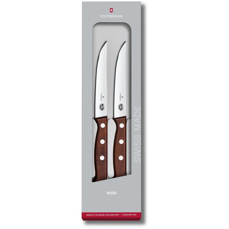 Ножі для стейка (2 шт) Victorinox WOOD Steak 5.1200.12G