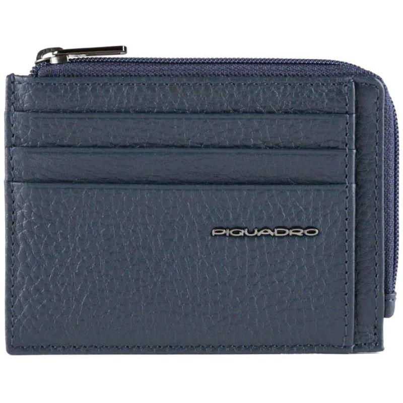 Картхолдер з монетницею Piquadro MODUS RESTYLING (MOS) Blue PP4822MOSR_BLU