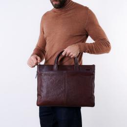 Сумка для ноутбука 15.6″ Piquadro BLUE SQUARE (B2S) D.Brown CA4021B2S_TM
