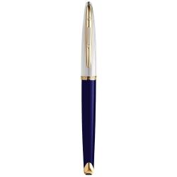 Ручка перьевая Waterman CARENE Deluxe Blue/silver FP18 F