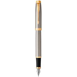 Ручка перова Parker IM Brushed Metal GT FP F