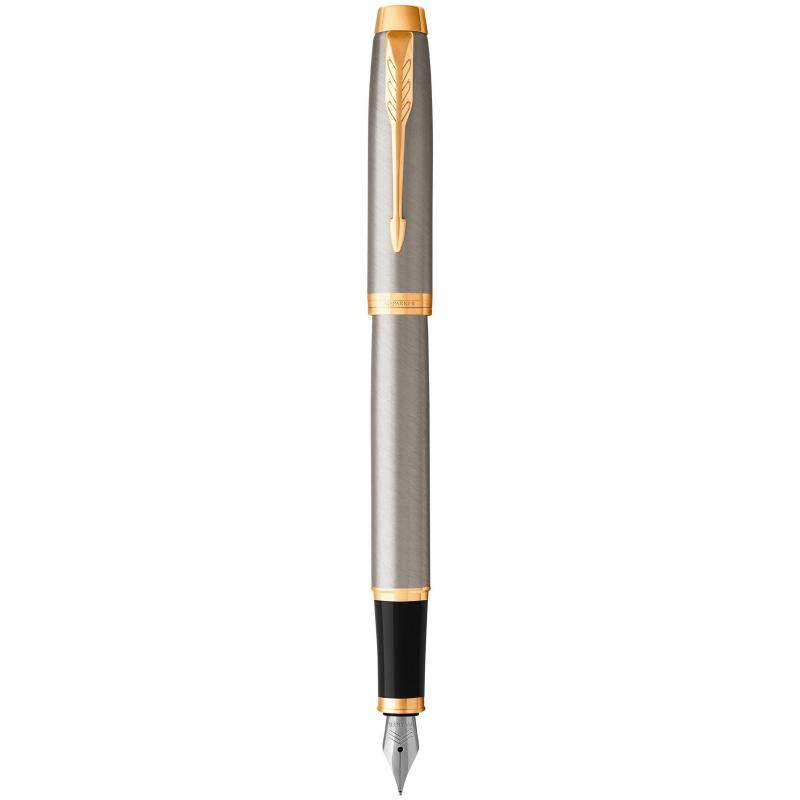 Ручка перова Parker IM Brushed Metal GT FP F