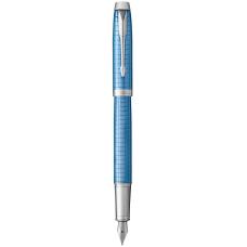 Ручка перьевая Parker IM Premium Blue CT FP F