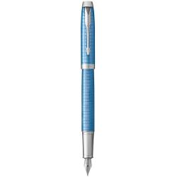 Ручка перова Parker IM Premium Blue CT FP F