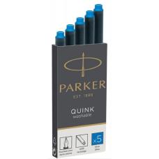 Картриджи Parker Quink светло-синие смываемые (5 шт)