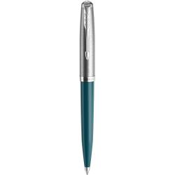 Ручка кулькова Parker PARKER 51 Teal Blue CT BP
