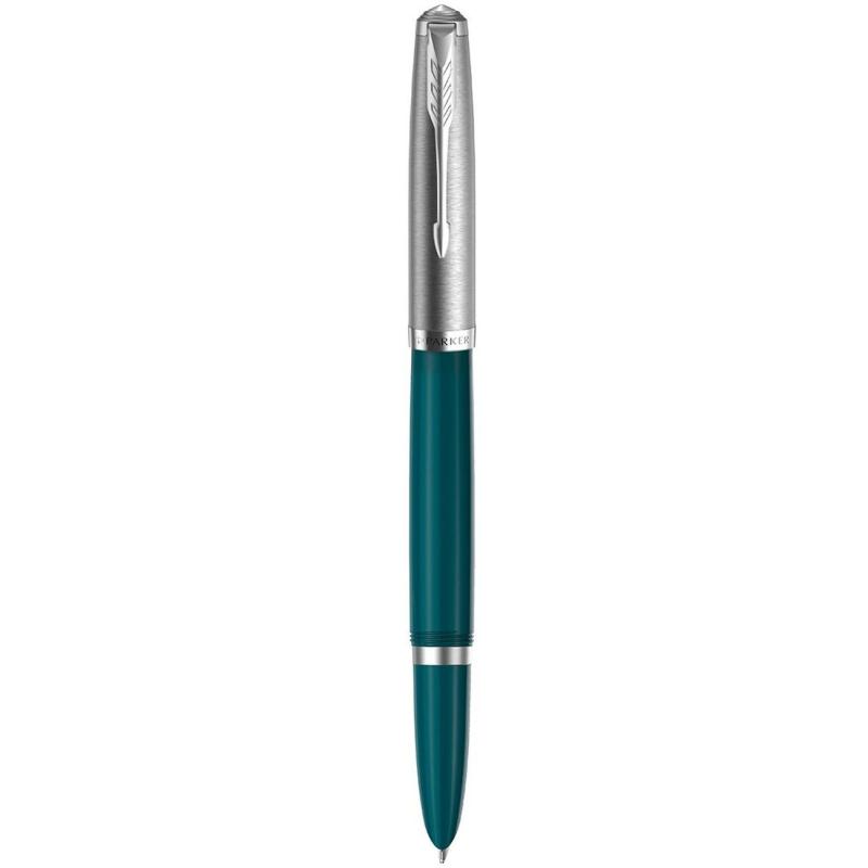 Ручка перова Parker PARKER 51 Teal Blue CT FP F