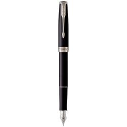 Ручка перова Parker SONNET Black Lacquer CT FP F