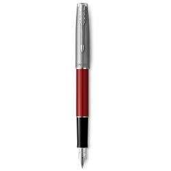 Ручка перова Parker SONNET Essentials Metal & Red Lacquer CT FP F