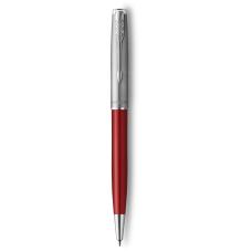 Ручка шариковая Parker SONNET Essentials Metal & Red Lacquer CT BP